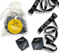 Inedit - Kit Bolsa Organza Ataduras Negro