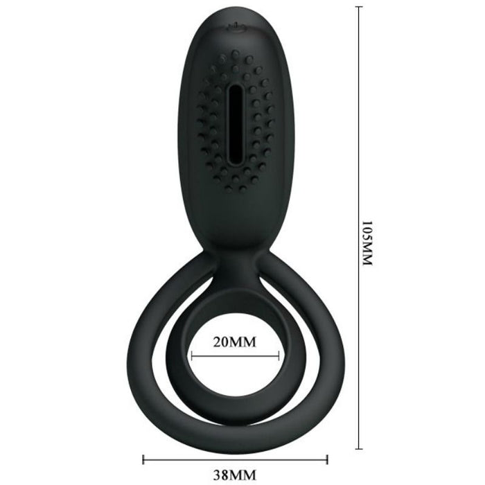 Pretty Love Anillo Vibrador Con Estimulador Esther