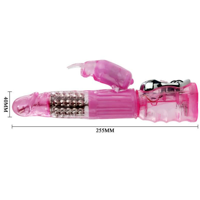 Baile - Vibrador Con Rotación Y Rabbit Multivelocidad Y Multirotacion