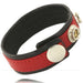 Leather Body - Correa De Cuero Ajustable Para Pene Roja- Negra