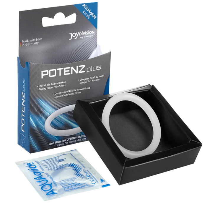 Joydivision Potenzduo - Plus Anillo Para Pene Blanco - M