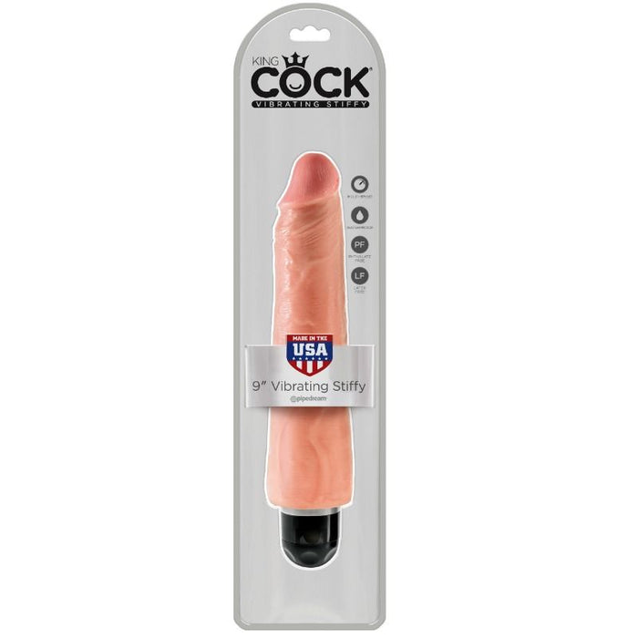 King Cock - Vibrador Realístico Stiffy 23 Cm - Natural