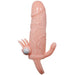 Baile - Brave Man Funda Pene Anal Y Clítoris Vibrador 16.5 Cm Natural