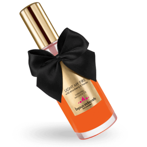 Bijoux Indiscrets - Aceite Masaje Efecto Calor Aroma Fresa
