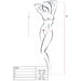 Passion - Woman Bs035 Bodystocking Rojo Talla Única