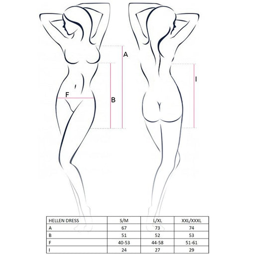 Passion - Woman Hellen Vestido Y Tanga Talla S/m
