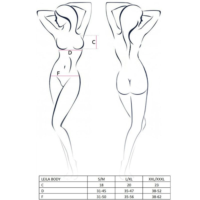 Passion - Woman Leila Teddy Negro Talla L/Xl
