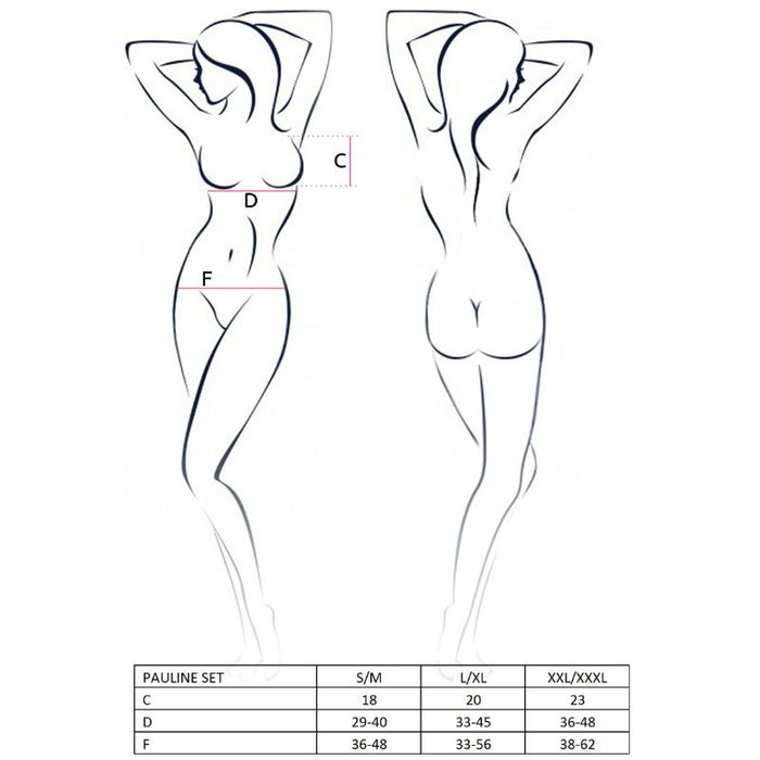 Passion - Woman Pauline Set 3 Piezas Talla L/xl