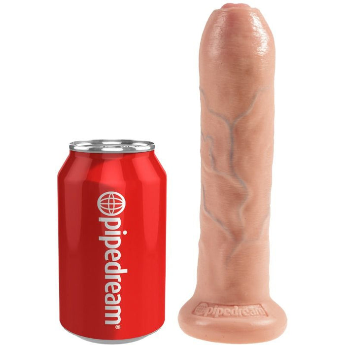 King Cock - Dildo Realistico Uncut Natural 21 Cm