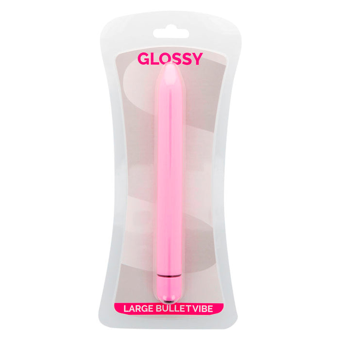 Glossy - Slim Vibrador Rosa