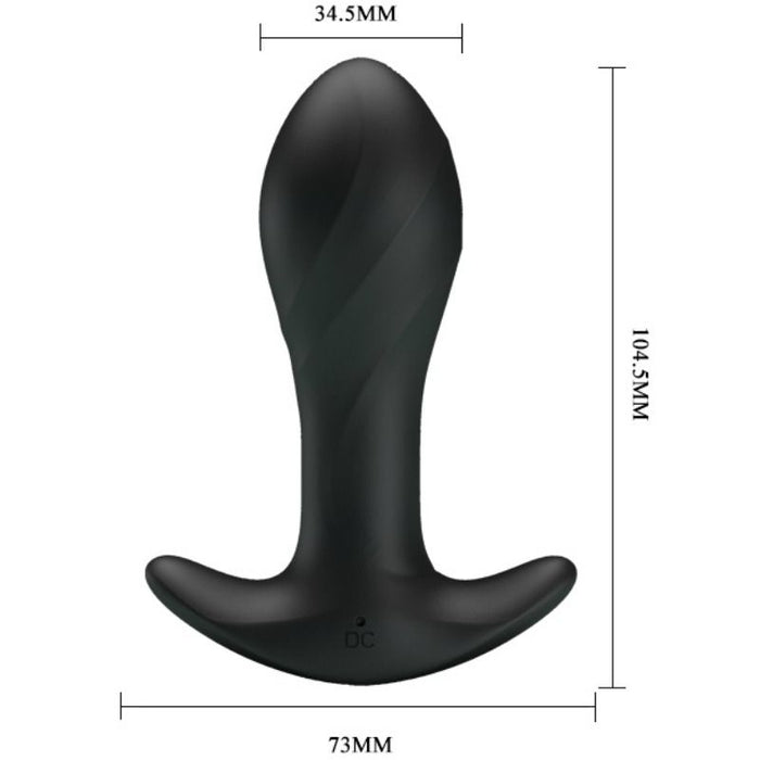 Pretty Love - Vibrador Anal Negro