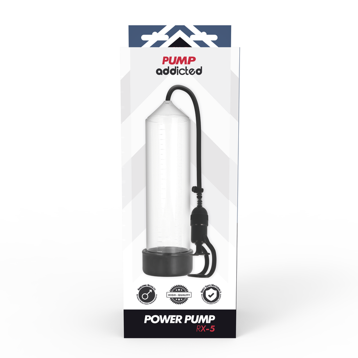 Pump Addicted - Bomba Erección Rx5 Transparente