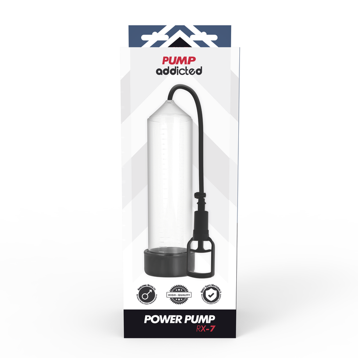 Pump Addicted - Bomba Erección Rx7 Transparente
