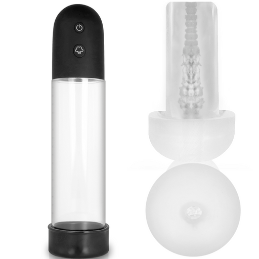 Pump Addicted - Bomba Erección Rx11 Automática Con Masturbador