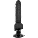 Basecock - Vibrador Realístico Control Remoto Negro 18.5 Cm -o- 4cm