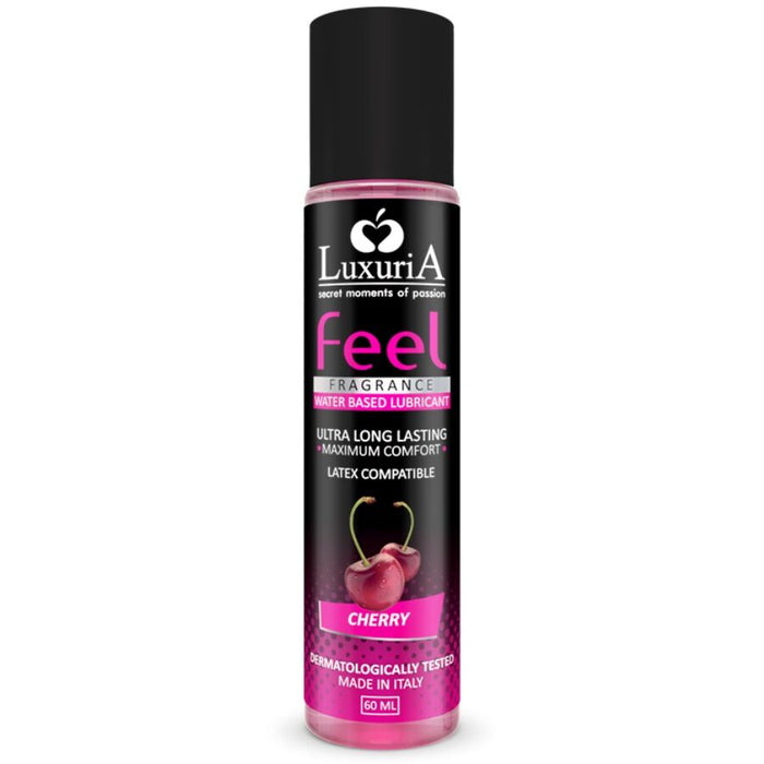 Intimateline - Luxuria Feel Lubricante Base Agua Cereza 60 Ml