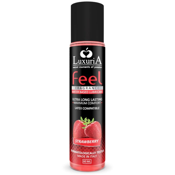 Intimateline - Luxuria Feel Lubricante Base Agua Fresa 60 Ml