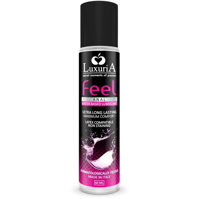 Lubricante  Intimateline  Luxuria Feel  Base Agua Anal 60 Ml
