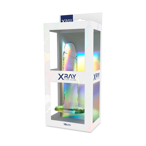 X Ray - Clear Dildo Transparente 18 Cm -o- 4 Cm