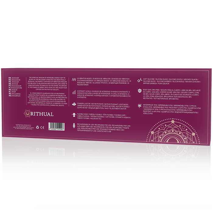 Varita Ritual Akasha Recargable Potente 2.0 Orquidea