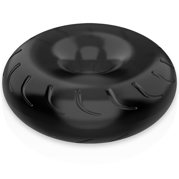 Powering - Super Flexible Y Resistente Anillo Pene  5cm Pr08 Negro