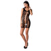 Passion - Woman Bs073 Bodystocking Talla Única Negro