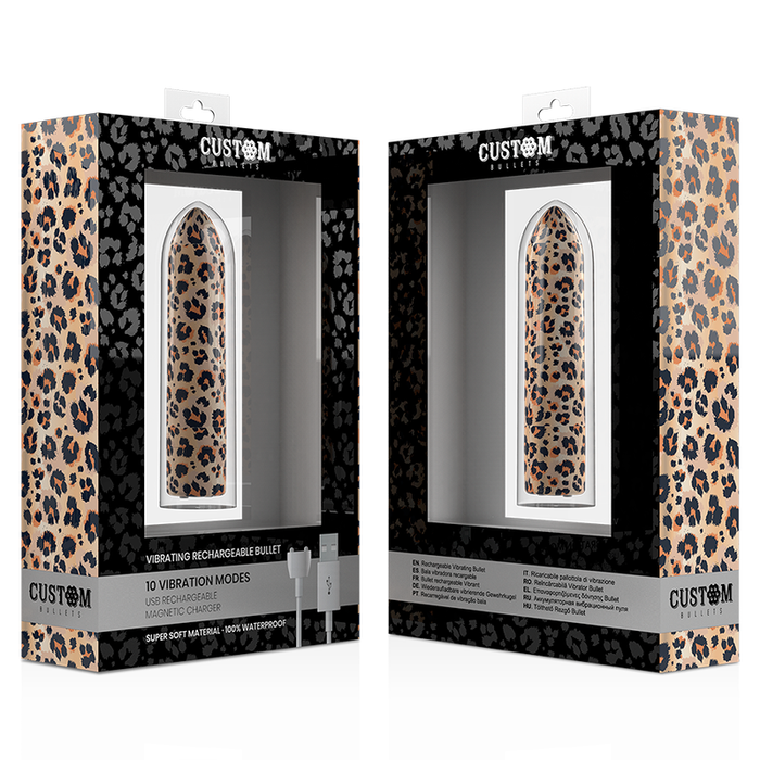 Custom Bullets - Bala Recargable Leopard 10 Intensidades