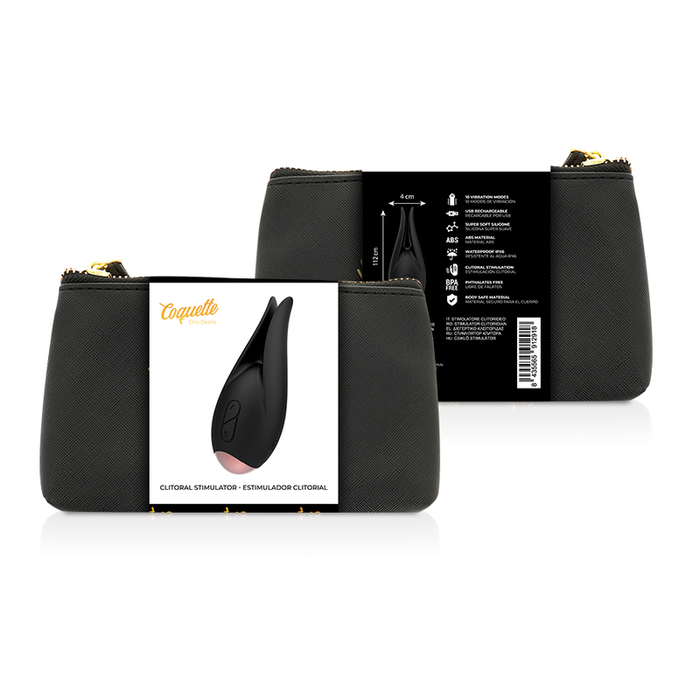 Coquette Chic Desire - Estimulador Clítoris Negro / Gold Flor