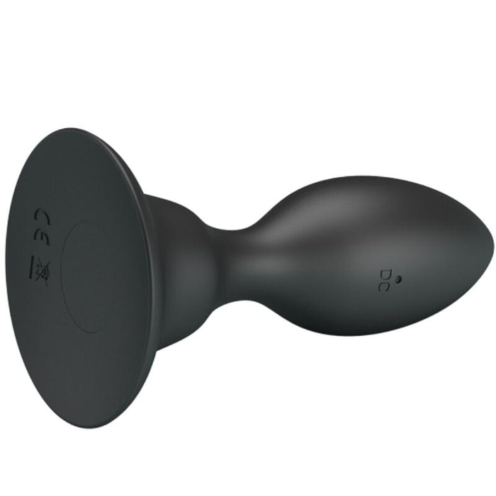 Mr Play - Plug Anal Con Vibración Negro Control Remoto