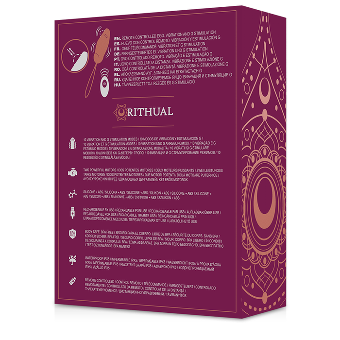 Rithual - Priya Huevo Control Remoto G-spot + Vibración