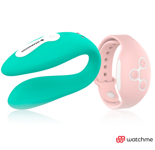 Wearwatch - Vibrador Dual Technology Watchme Agua Marina / Rosa