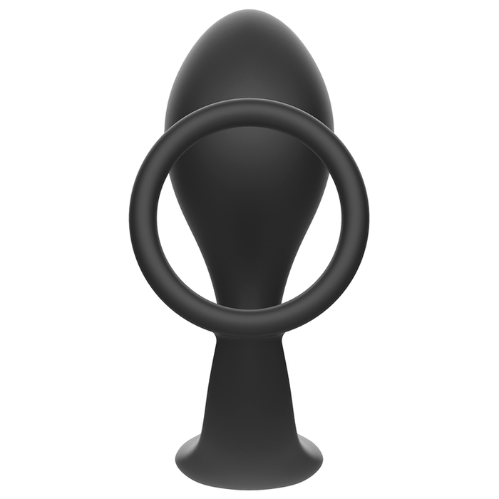 Addicted Toys - Plug Anal Con Anillo Silicona Negro