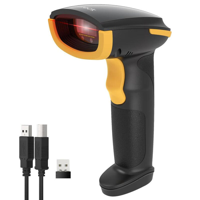 Inateck Escáner De Códigos De Barras Bcst-24 Black Kit Wireless 1d Ccd