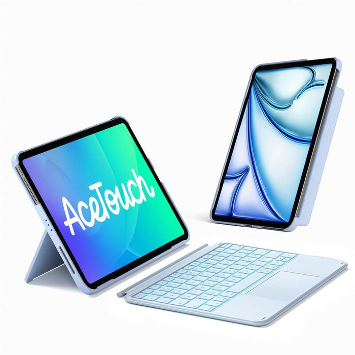 Inateck Keyboard Ace Touch Ipad 11" 10,9" Qwertz Rgb Blue