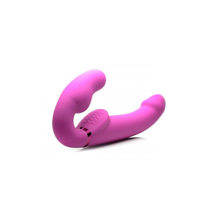 Vibrador Doble Funcioninflatable  Inflable Control Remoto Rosa