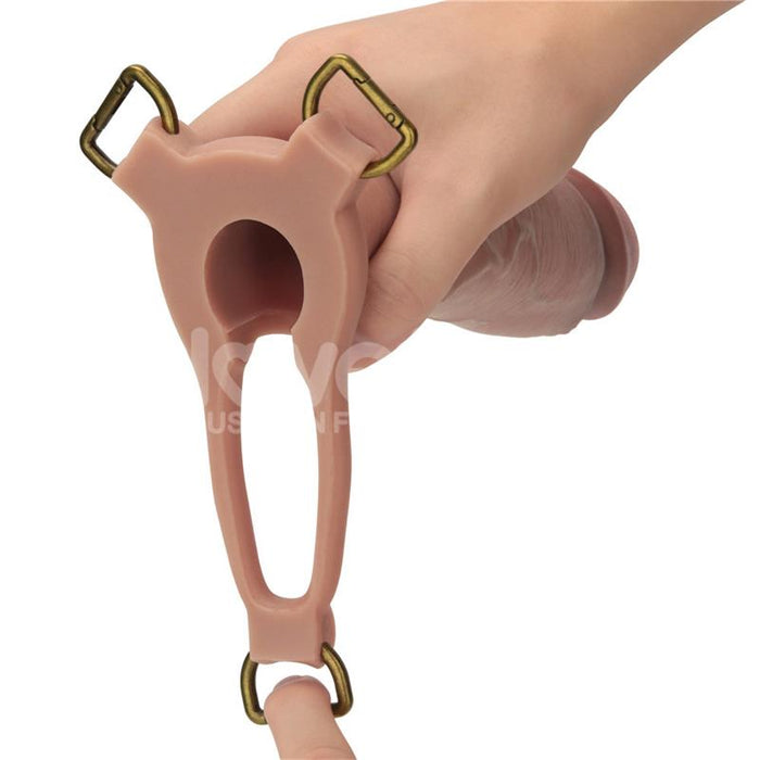 Ingen Arnés Ajustable Con Dildo Hueco 9 Enhanced Set L/Xl/2xl