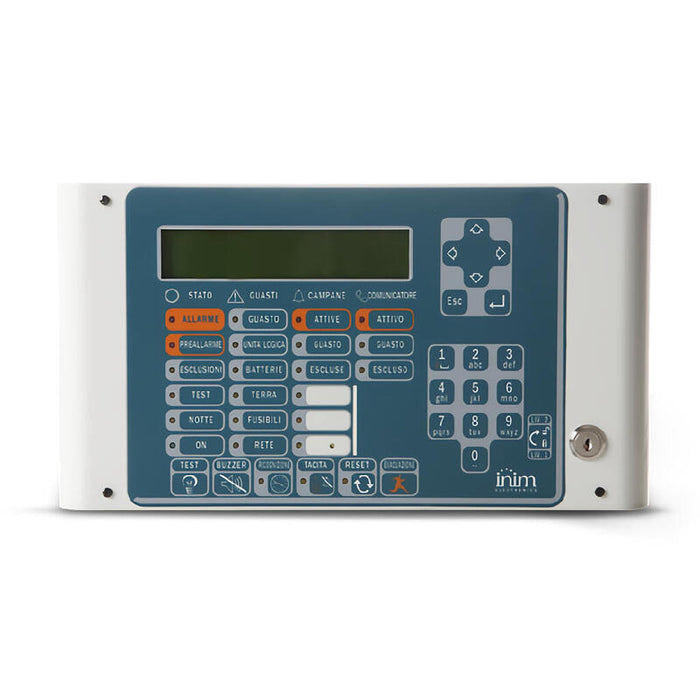Inim Smartletusee-Lcd Panel Repetidor Con Display Lcd Compatible Con Las Centrales Serie Smartline Y Smartloop