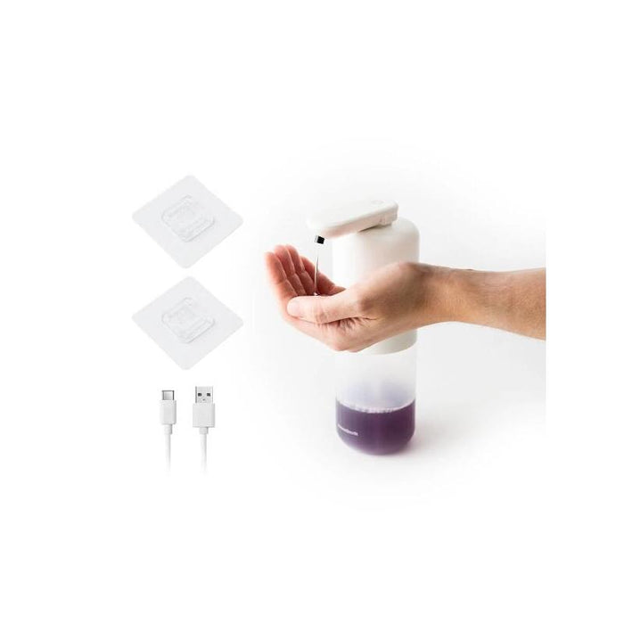 Innovagoods Bitesap Dipensador De Jabon Liquido Automatico - Bateria 1200mah - Deposito De 350ml - Ipx5 - Recargable -