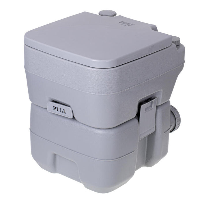 Inodoro Químico Portátil Camry Para Adultos, 20 L, Para Camping/Caravana, Color Gris - Cr1035