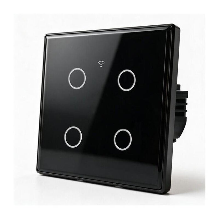 Inteligentny Táctil 4-Kanalowy Interruptor Interruptor Luz Wi-Fi Timer