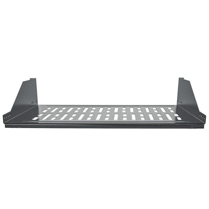 Intellinet 710954, Bandeja Metálico Para Rack, Negro, 15 Kg, 2u, 48,3 Cm (19"), 482 Mm