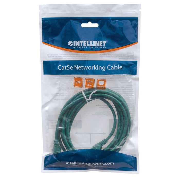Intellinet Cat6, 1m Cable De Red Verde U/Utp (Utp)