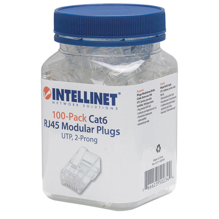 Intellinet Conector Rj45 Utp Categoria 6 100 Uds 502344