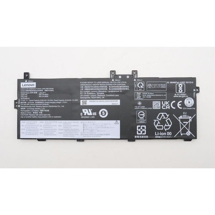 Internal Lithium-Ion Battery  52.8wh For Lenovo Thinkpad