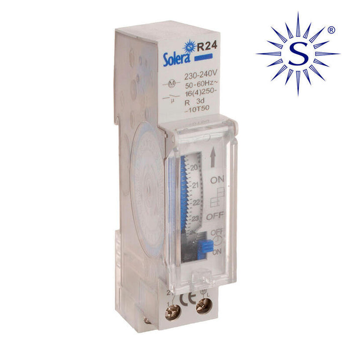 Interruptor Horario 24 Horas Analogico (Retractilado) Solera R24