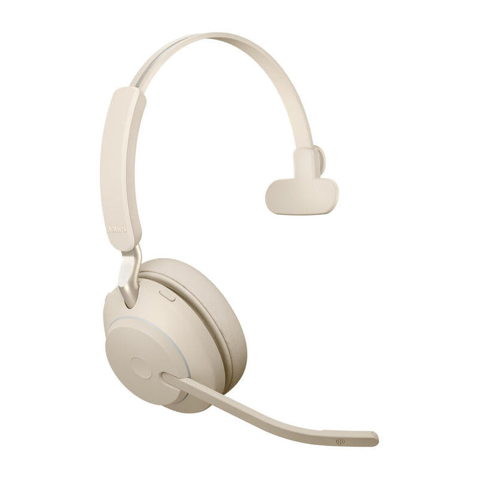 Auriculares Jabra Evolve2 65 Inalámbrico Diadema Oficina/Centro De Llamadas Usb Tipo C Bluetooth Beige