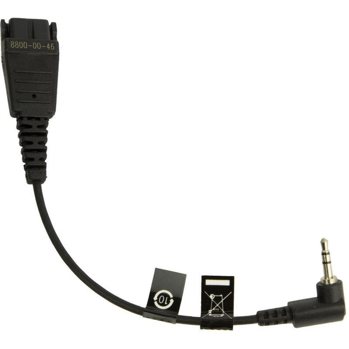 Jabra Gn1210 Cable De Auriculares Desconexión Rápida A Un Teléfono Sub-Mini De 2,5 Mm (M)