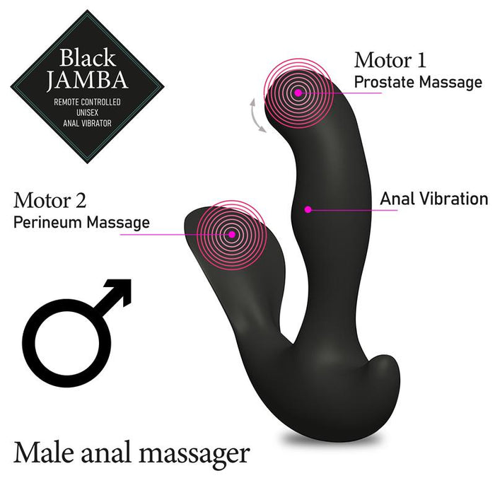 Vibrador Anal Feelztoys - Jamba   Negro