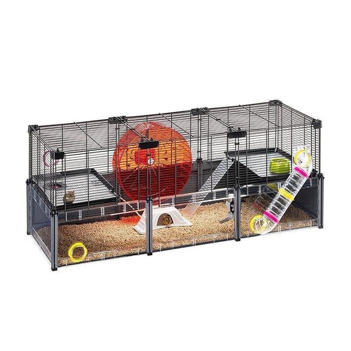 Jaula  Ferplast Multipla Hamster Large  Para Roedores 107,5 X 37,5 X 42 Cm