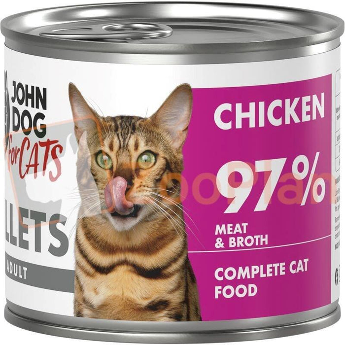 Jd For Cats Filetes De Pollo Húmedos Para Gatos Adultos 140g